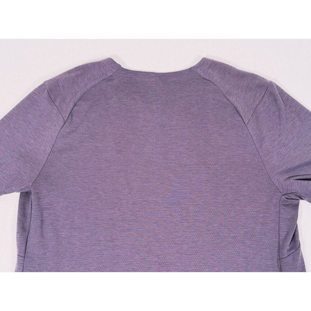 Lululemon Mens Conflux Short Sleeve Athletic Shirt Size S Purple Gym Workout - Picture 5 of 10